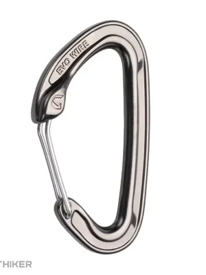 Grivel K3EW PLUME EVO karabina, wire Titanium Novinka