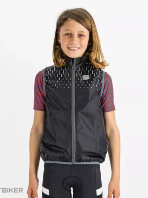 Super Cena Sportful Kid Reflex dětská vesta, černá