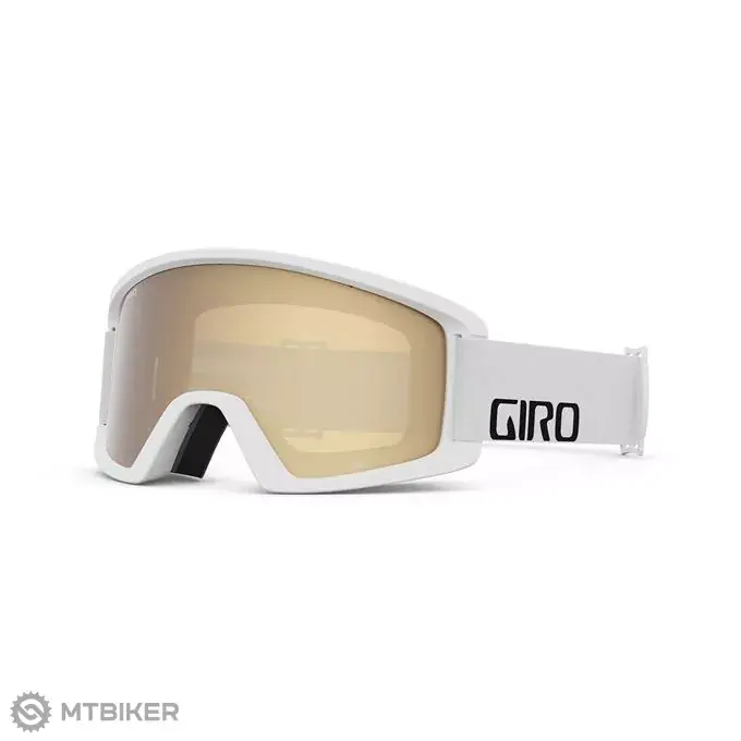 Giro Semi brýle, white wordmark amber gold/yellow Finální Výprodej