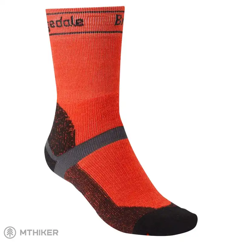 Super Cena Bridgedale MTB Winter Weight T2 Merino Sport Boot ponožky, oranžová/černá
