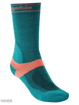 Bridgedale MTB Mid Season Weight T2 Merino Sport Boot dámské ponožky, teal Nejlepší Cena