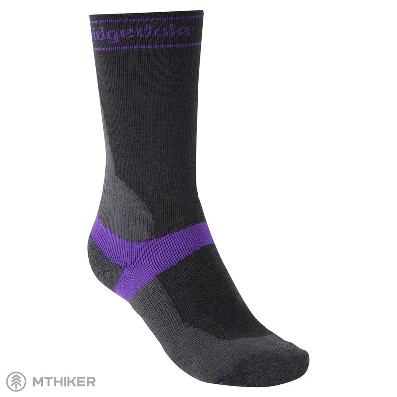 Bridgedale MTB Mid Season Weight T2 Merino Sport Boot dámské ponožky, charcoal Zlevněný