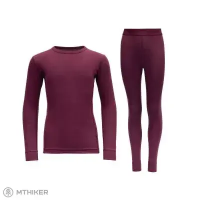 Akční Cena Devold Outdoor Wool dětský set termoprádla, Beetroot