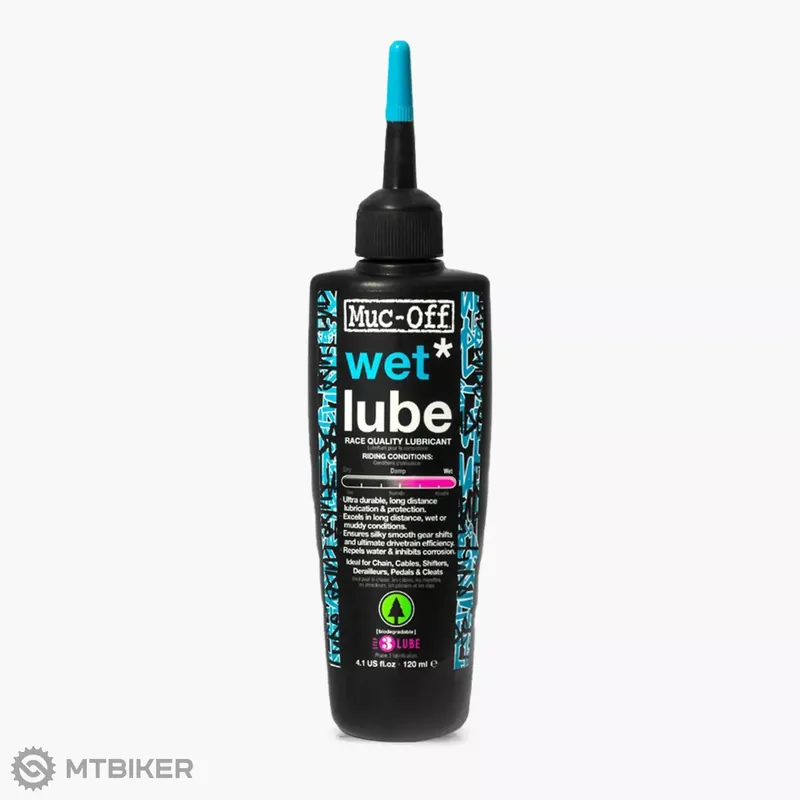 Poslední Šance Muc-Off Wet Lube mazivo na řetěz, 120 ml, kapátko