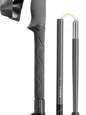 Speciální Cena Leki MAKALU FX TA hole, 110 - 130 cm, petrol/black/silvergray