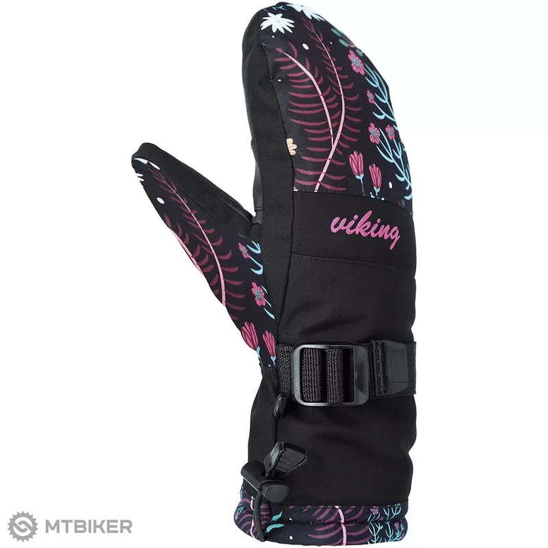 Nejlepší Cena Viking Tanuka mitten dámské rukavice, black/purple