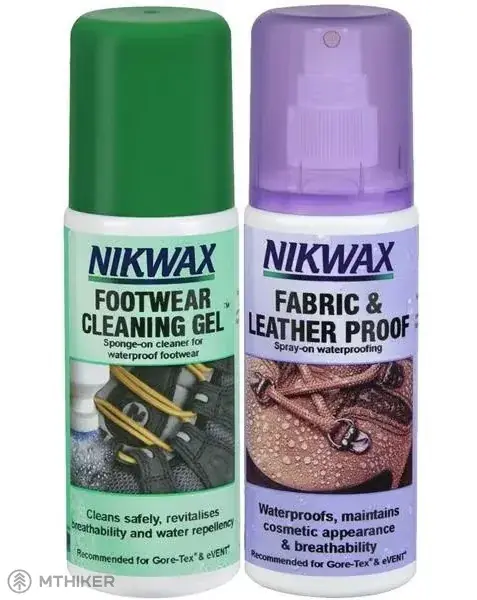 Nikwax Twin Nubuck & Suede Spray + Footwear Cleaning Gel Brush, 2 x 125 ml Originální