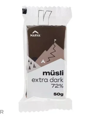 Pouze Dnes MARVA MÜSLI energetická tyčinka, 50 g, extra dark