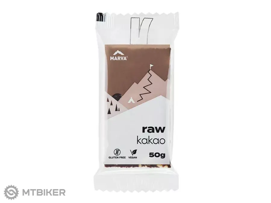 MARVA RAW tyčinka, kakao, 50 g Tovární Cena