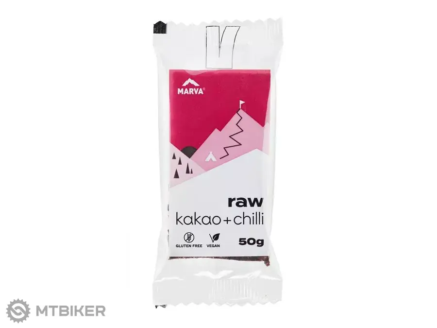 Hit Sezóny MARVA RAW tyčinka, kakao + chilli, 50 g