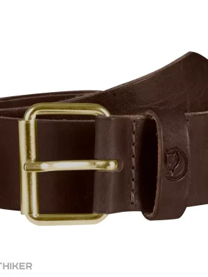 Fjällräven Singi opasek, 4 cm, Leather Brown Oblíbený