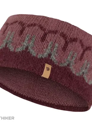 Super Cena Fjällräven Övik Path Knit čelenka, Dark Garnet/Měsa Purple
