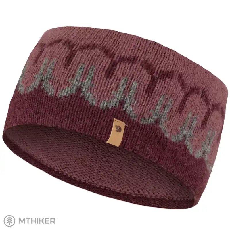 Super Cena Fjällräven Övik Path Knit čelenka, Dark Garnet/Měsa Purple