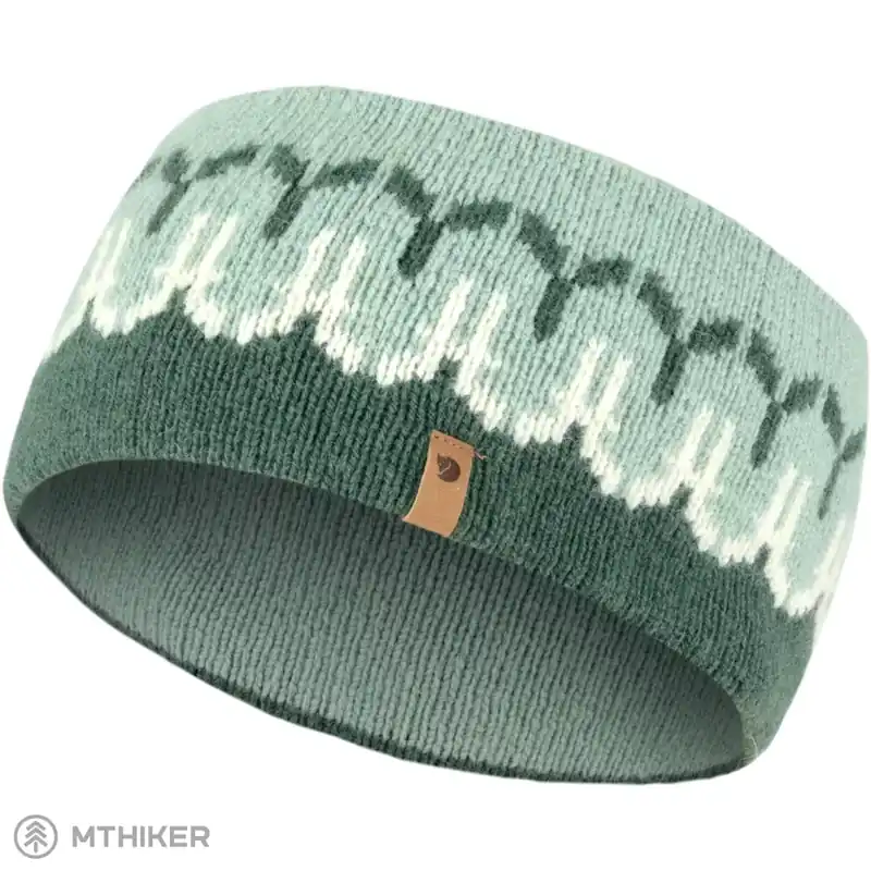Fjällräven Övik Path Knit čelenka, Deep Patina/Misty Green Nejlepší Cena