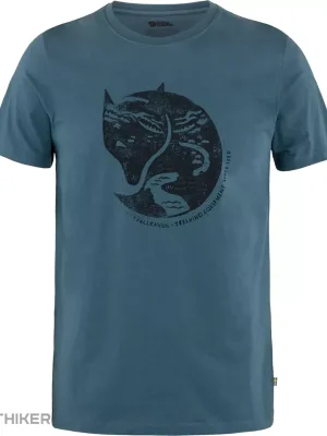 Fjällräven Arctic Fox tričko, indigo blue Horká Nabídka
