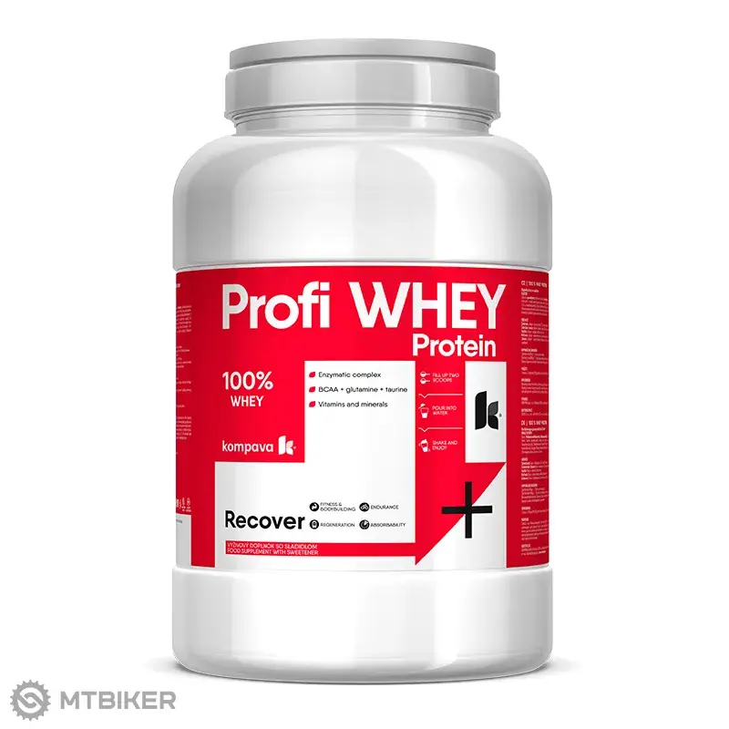 Kompava Profi WHEY Protein, 2000 g/66 dávek Zlevněný
