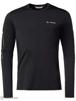 Ověřený VAUDE Monviso Merino tričko, černé