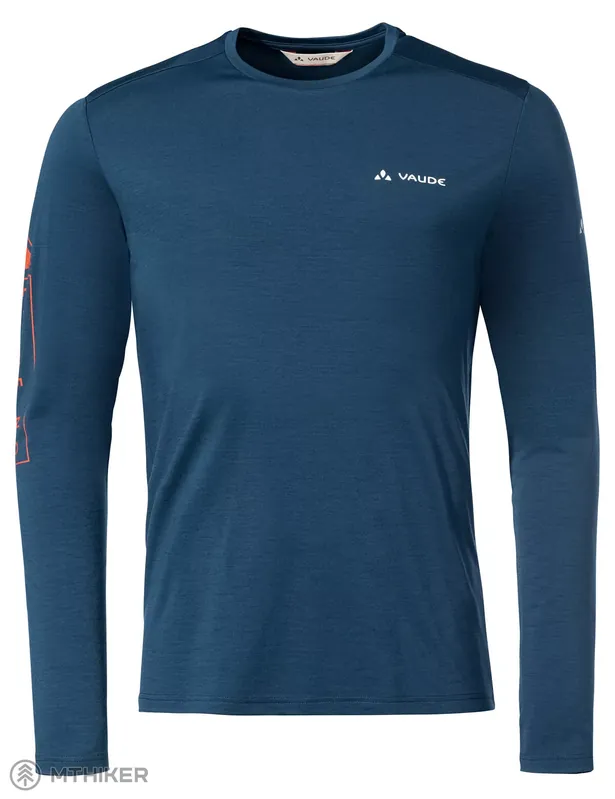 VAUDE Monviso Merino tričko, dark sea Sezónní Sleva