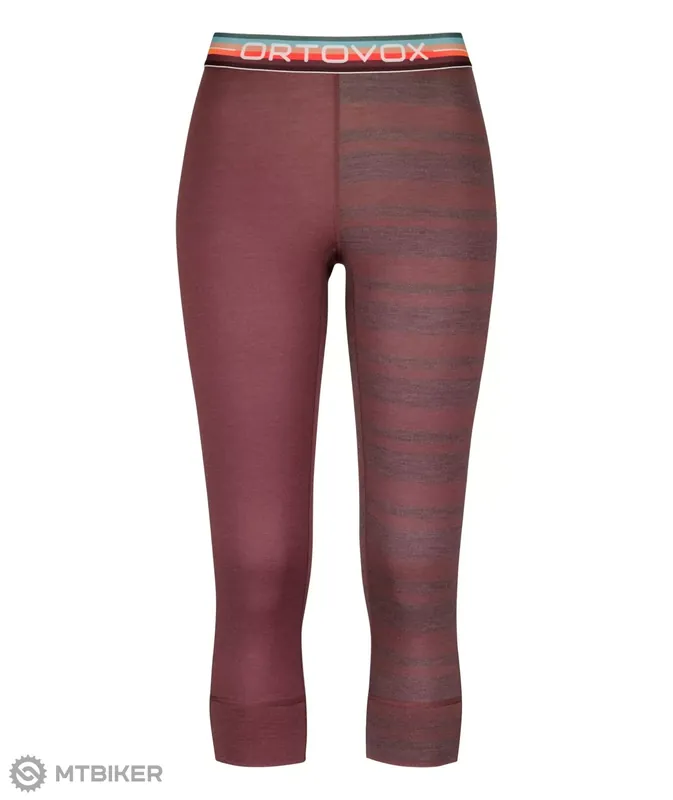 ORTOVOX 185 Rock‘N‘Wool 3/4 dámské spodky, mountain rose Vysoce Kvalitní