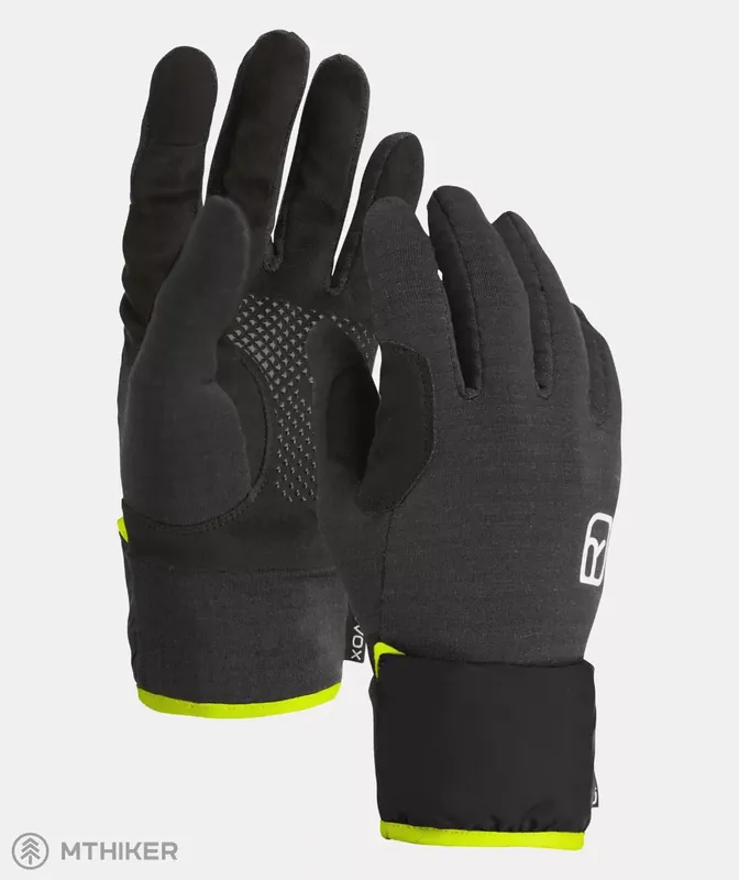 Objednat Nyní ORTOVOX Fleece Grid Cover rukavice, černá raven
