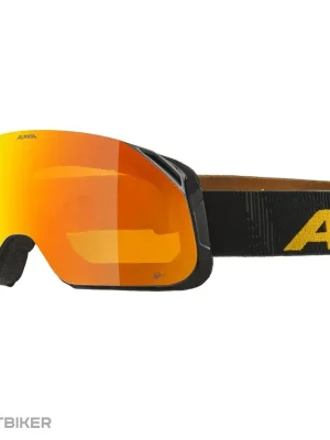 ALPINA BLACKCOMB Q-LITE brýle, black-yellow matt/mirror orange Super Cena
