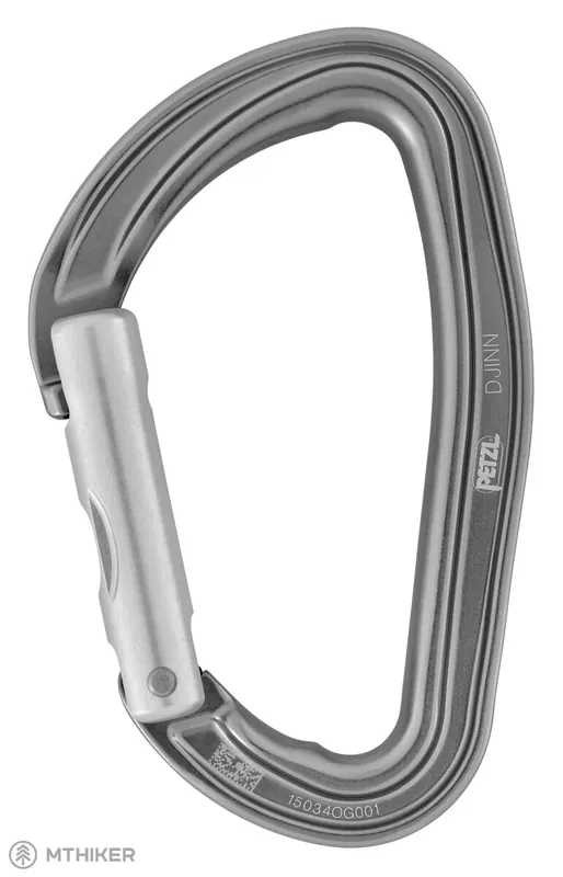 Petzl DJINN karabina rovný zámek, šedá Víkendová Akce