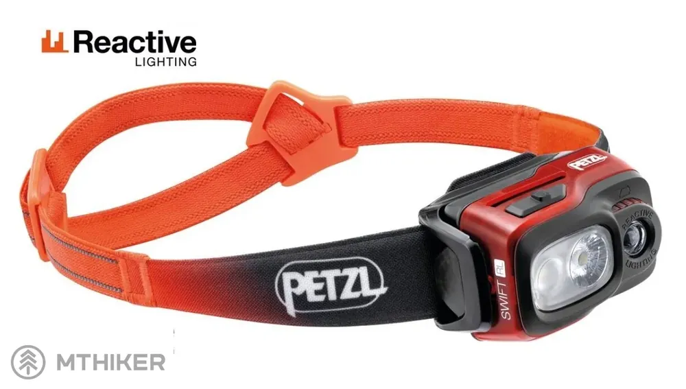 Petzl SWIFT RL nabíjecí čelovka, 1100 lm, oranžová Nakupujte Hned