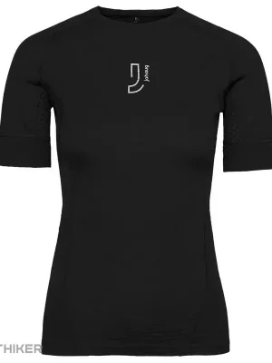 Oblíbený Johaug Lithe Tech-Wool dámské tričko, černá