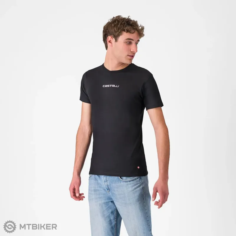 Bezpečná Platba Castelli CASTELLI CLASSICO TEE triko, černá
