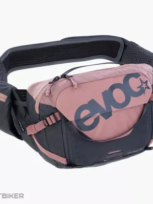 EVOC HIP PACK PRO 3 ledvinka, 3 l, rezervoár 1.5 l, dusty pink/carbon grey Originální