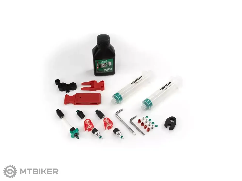 Oblíbený SRAM Bleed Kit Standard V2 odvzdušňovací sada pro brzdy s min. olejem + 120 ml oleje