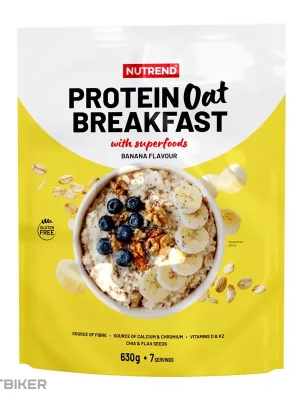 NUTREND PROTEIN OAT BREAKFAST kaše, 630 g, banán Ověřený