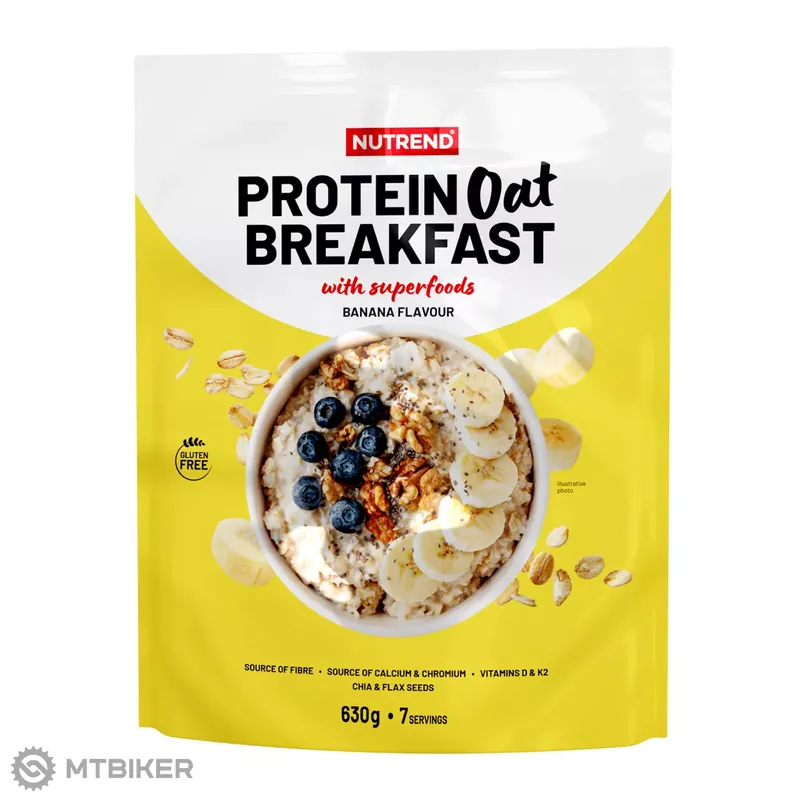NUTREND PROTEIN OAT BREAKFAST kaše, 630 g, banán Ověřený