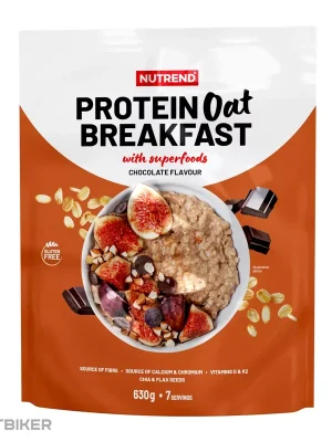 NUTREND PROTEIN OAT BREAKFAST kaše, 630 g, čokoláda Cenově Výhodný