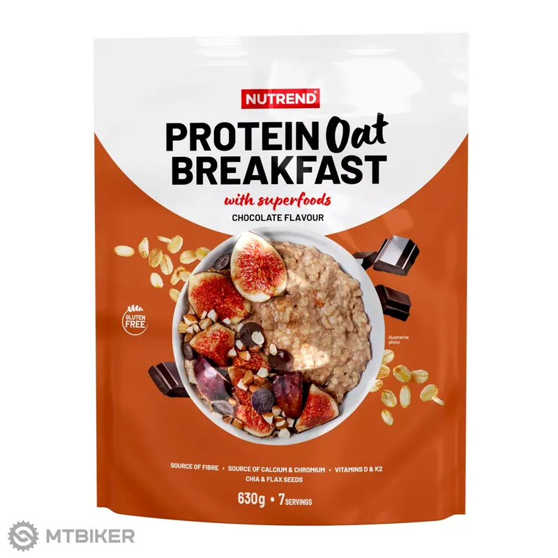 NUTREND PROTEIN OAT BREAKFAST kaše, 630 g, čokoláda Cenově Výhodný