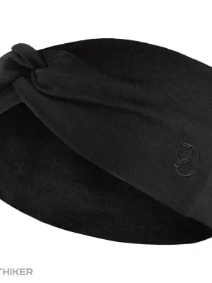 Fjällräven Abisko Wool dámská čelenka, černá Pouze Dnes