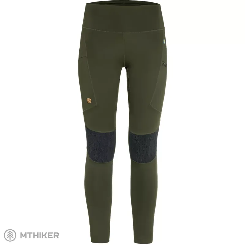 Fjällräven Abisko Trekking HD dámské legíny, Deep Forest Zlevněný