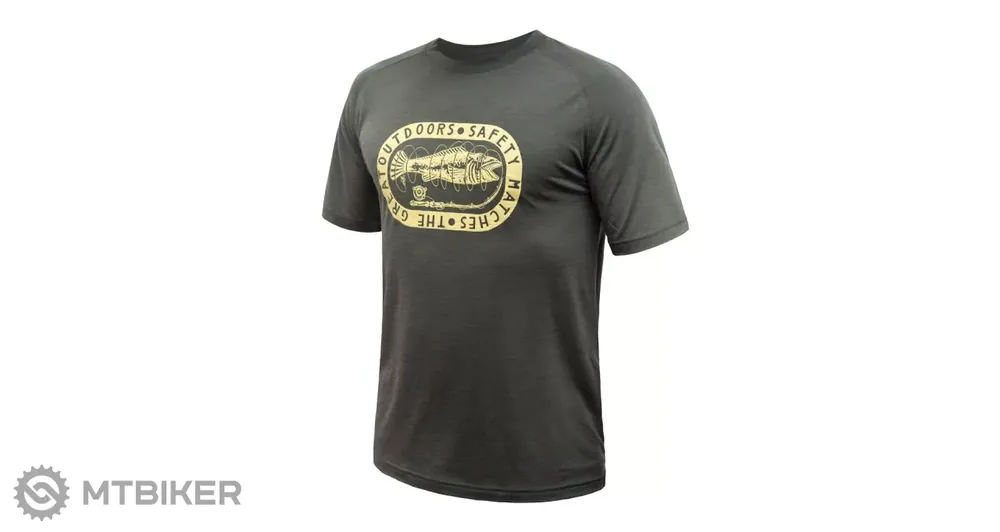 Sensor MERINO AIR OUTDOORS triko, olive green Horká Nabídka