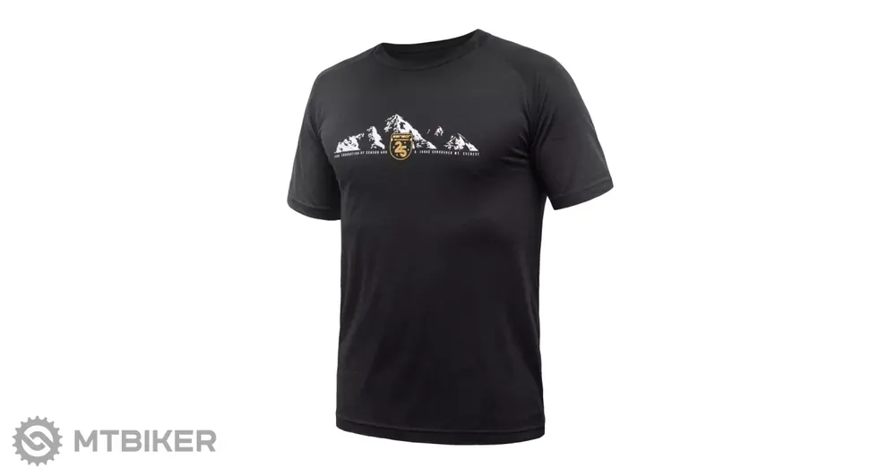 Sensor MERINO AIR RJ EVEREST tričko, černá Horká Nabídka