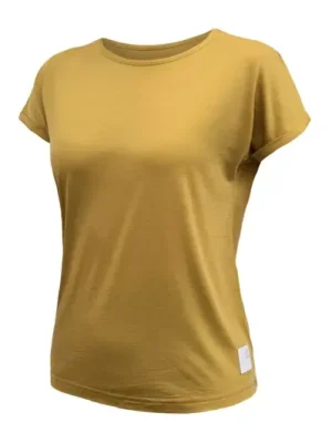 Sleva Sensor MERINO AIR traveller dámské triko, mustard