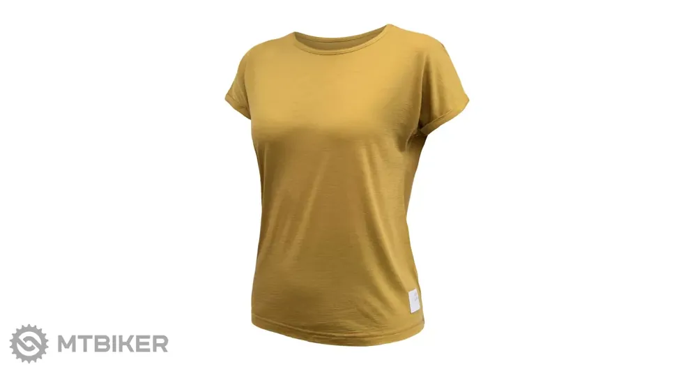 Sleva Sensor MERINO AIR traveller dámské triko, mustard