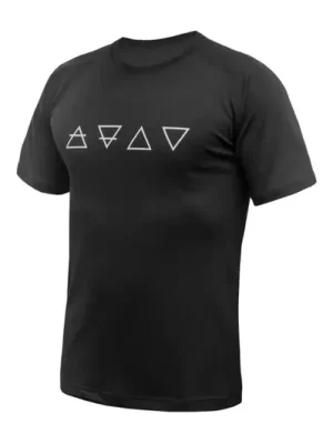 Zlevněný Sensor MERINO BLEND ELEMENTS triko, černá