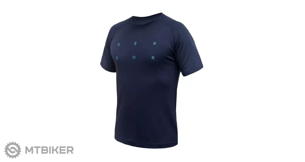 Sensor MERINO BLEND TYPO triko, deep blue Nejprodávanější
