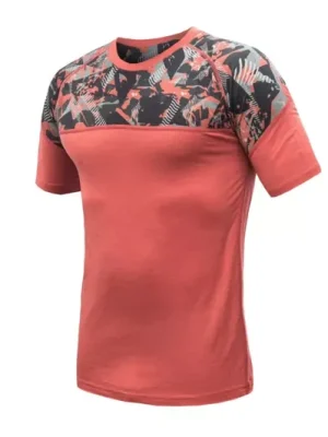 Sensor MERINO IMPRESS triko, terracotta/rush Nejlepší Volba