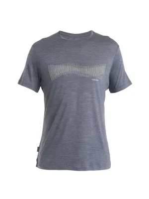 icebreaker 125 Cool-Lite™ Merino Blend Sphere III tričko, graphite heather Nová Kolekce