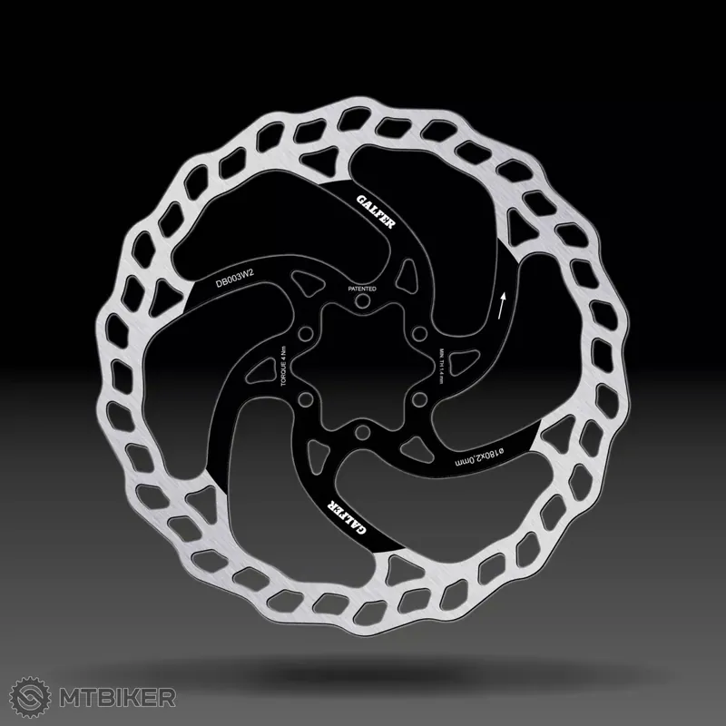 Rychlé Dodání Galfer Disc Wave brzdový kotouč, 180 mm, 6 děr, 2 mm
