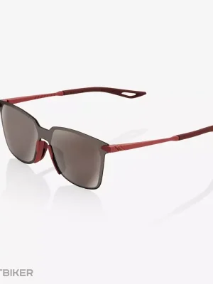100% LEGERE UltraCarbon Square brýle, Silver Mirror Lens Originální