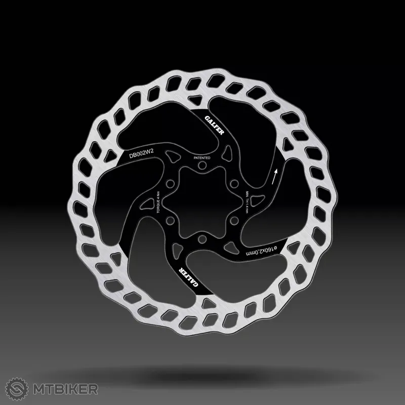 Nejprodávanější Galfer Disc Wave brzdový kotouč, 160 mm, 6 děr, 2 mm