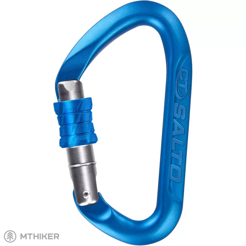 Climbing Technology Salto SG karabina, electric blue/titanium Časově Omezené