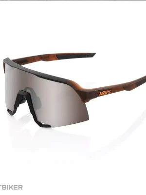 Sleva 100% S3 Matte Translucent brýle, Brown Fade